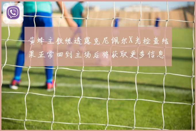 黄蜂主教练透露克尼佩尔X光检查结果正常回到主场后将获取更多信息